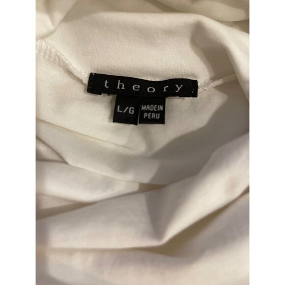 list  Theory short sleeve hight neck top  34 chest 28 long - Picture 3 of 4